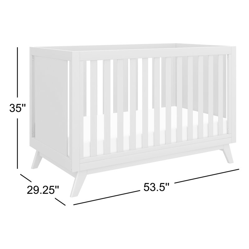 Lit de bébé convertible 3-en-1 Otto, Blanc