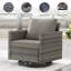 Chaises de patio berçantes pivotantes en osier avec coussins Ingvald (ensemble de 4)-931369281-877519712