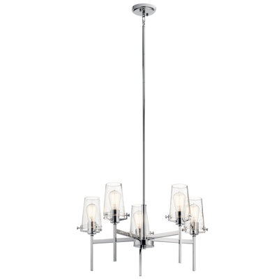  Lustre sphérique Spoutnik à 5 lumières