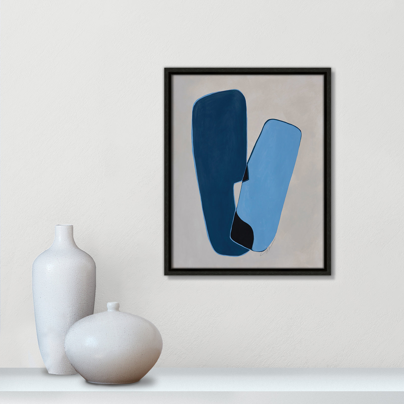 In Unity Collection "In Unity II" Print, Espresso Framed, 15.5" H x 12.5" W x 2" D