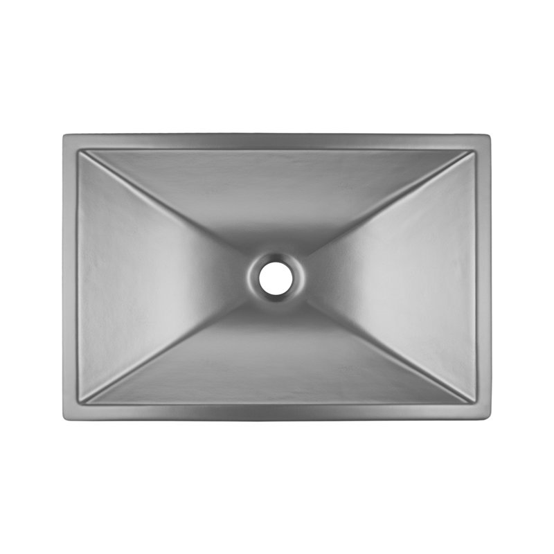 Amara 20" Single Bathroom Sink, Platinum