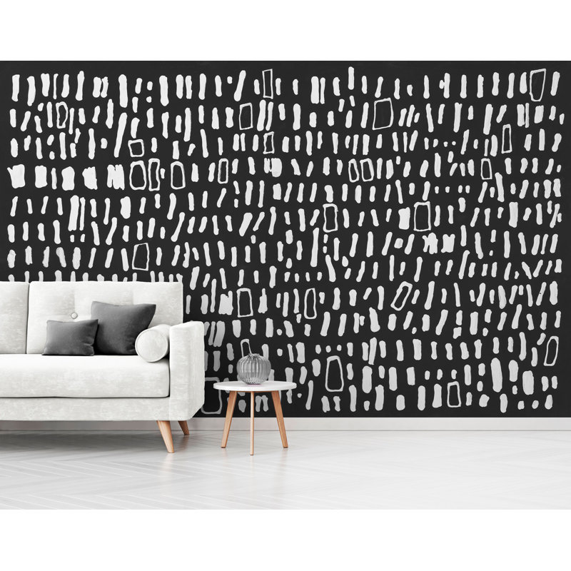 Tribal Code Peel & Stick Wall Mural,  120" W x  192" L 