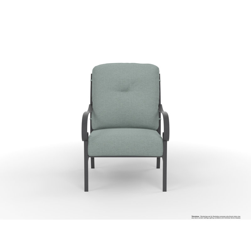 Pasadera Outdoor Lounge Chair, Trax Sequoia, Carbon Black