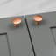 30mm Satin Copper Round Knob