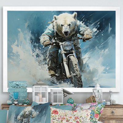 " Polar Bears Snowy Ride "