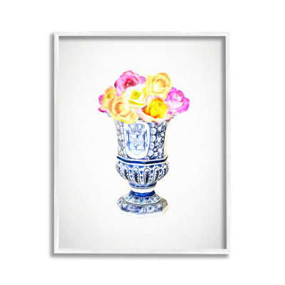 Bouquet encadré, estampe numérique par GraffiTee Studios