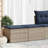 Ebern Designs 2 Piece Patio Sofa Set With Cushions Black Poly Rattan Acacia-85299092-85299088
