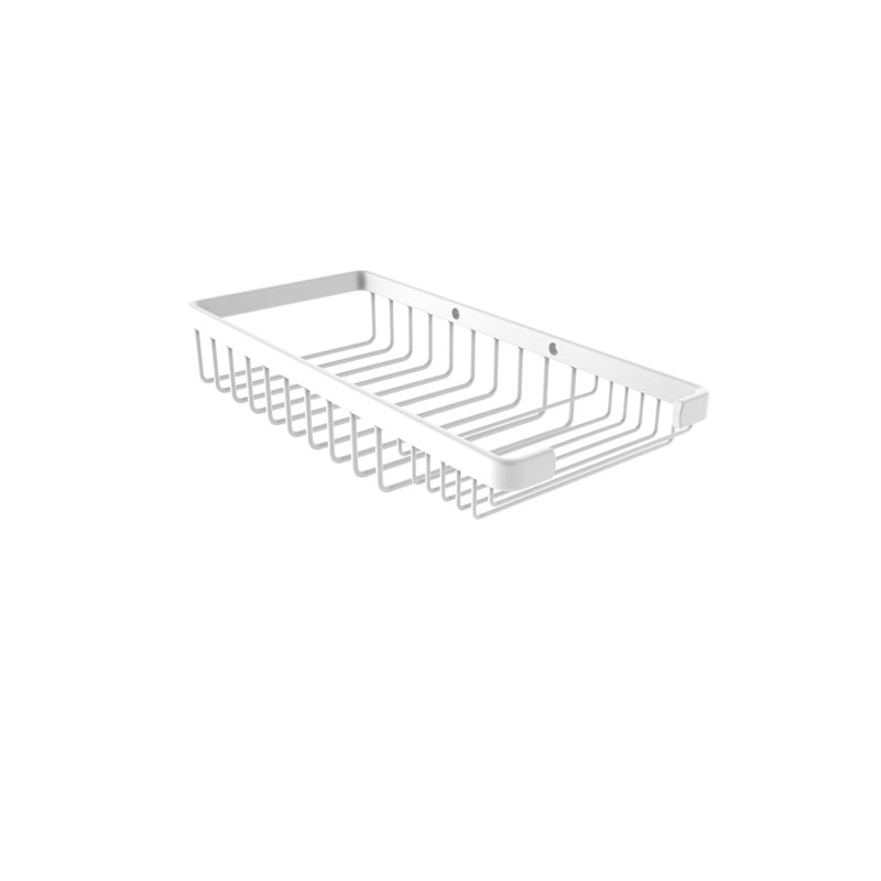 Chariot de douche Beresford, Blanc mat