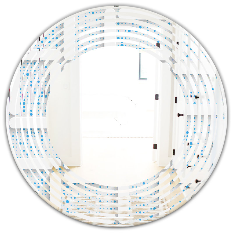 Miroir mural Whirl Triangular Design II, H 31,5 po x l po