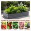 Lit de jardin surélevé en métal 6 x 3 x 1 pi-592913831-592913824-592913827