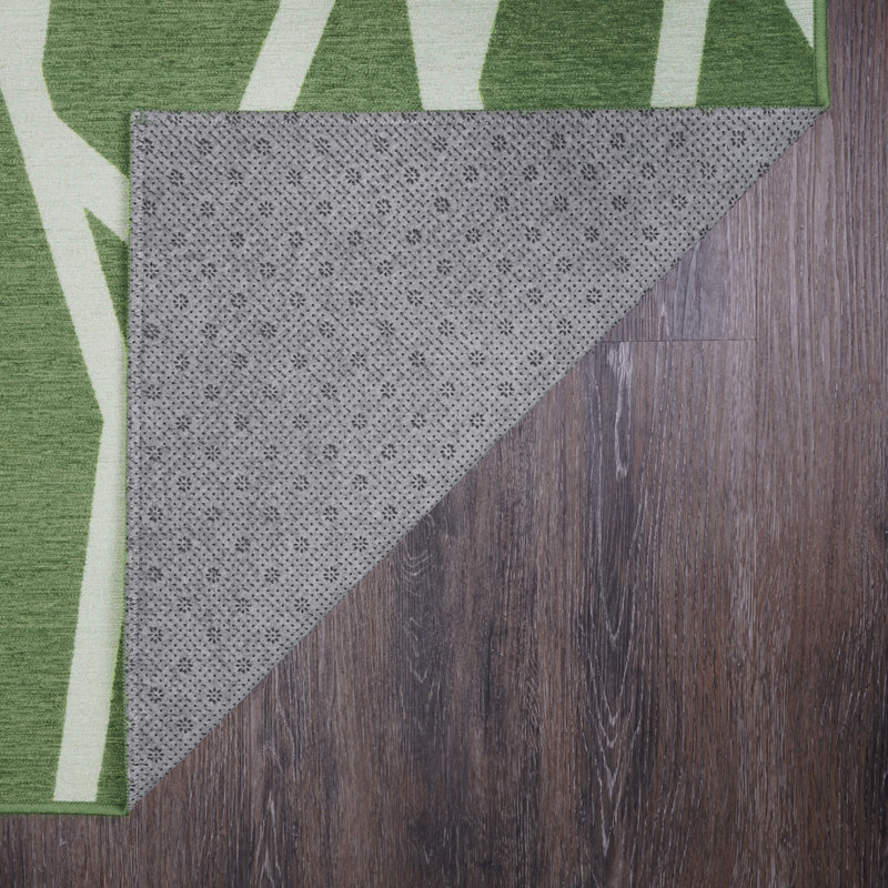 Intersections Juniper Green Washable Rug - 3' x 5'