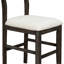 Ensemble de table de salle à manger à hauteur de comptoir 5 pièces Farmhouse avec 1 table rectangulaire et 4 chaises pour petits espaces-313206849-333983872
