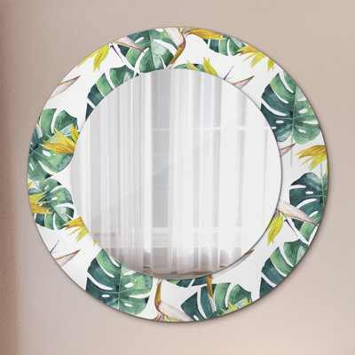 Huldar Glass Flat Wall Mirror