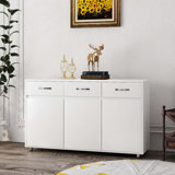 Modern Sidrboard, Side Table With Drawer And Doors