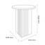 Eliam Pedestal End Table