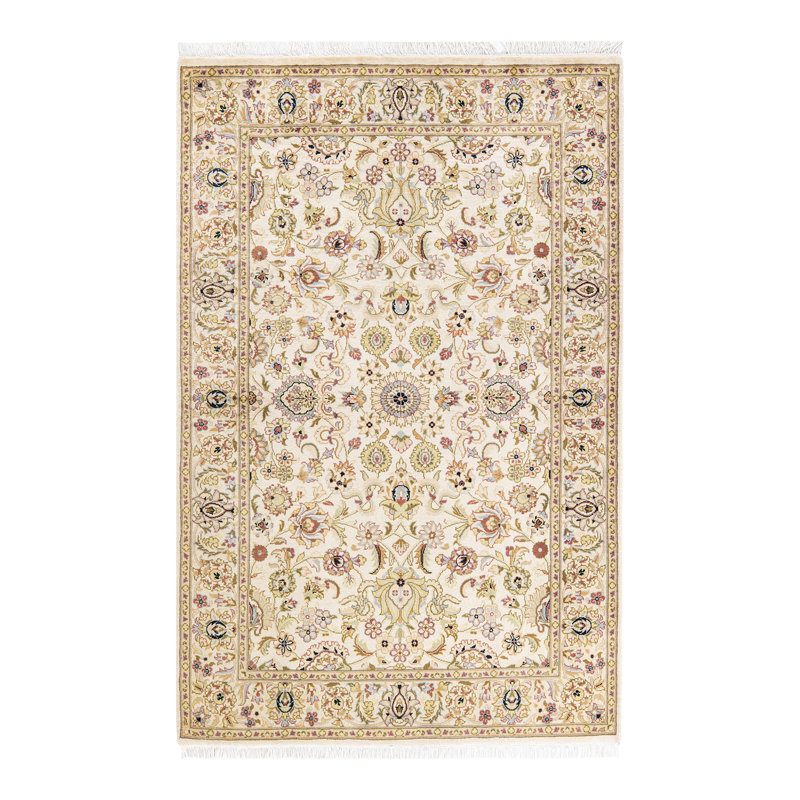 Classic One-of-a-Kind 4' 3" X 6' 5" Hand Knotted Area Rug