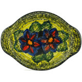 Midnight Glow Stoneware Platter