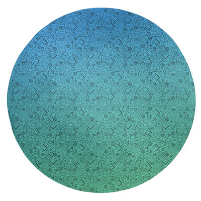 Chenille Abstract Indoor Rug