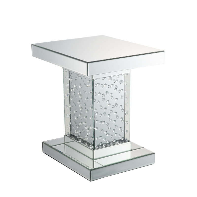 Table de bout en miroir Nysa Glam