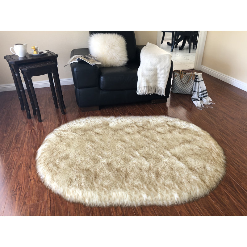Tapis brun clair Whitlatch, Ovale 10 pi x 14 pi