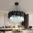 Modern chandelier crystal light fixture, E14 lights for dining room Round Crystal(55cm)-1236109318