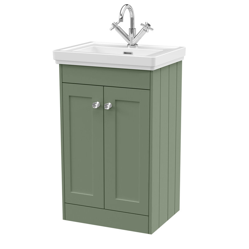 Ashwick 531 mm Bathroom Vanity, Satin Green