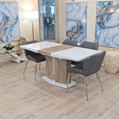 Hadid 4 - Person Butterfly Leaf Dining Set