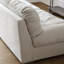 Causeuse-coussin en polyester blanc standard