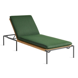 Dog Days 32'' Outdoor Powder Coated Aluminum Chaise Lounge