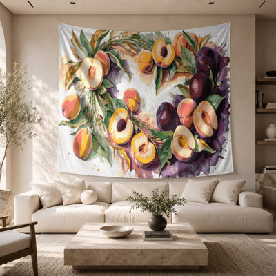 Fruit Peacotum Wall Tapestry
