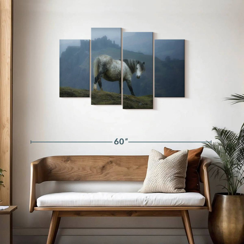 Brampt Wales Castle Horse, 27" H x 43" W