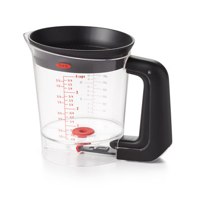 OXO 4-Cup Plastic Batter Dispenser