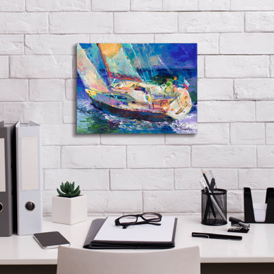 " Sailboat 2 " by Richard Wallich
