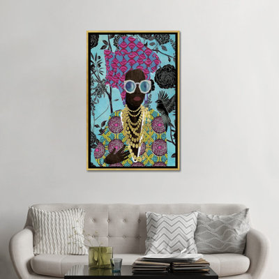 " Modern Turban Woman III " Print