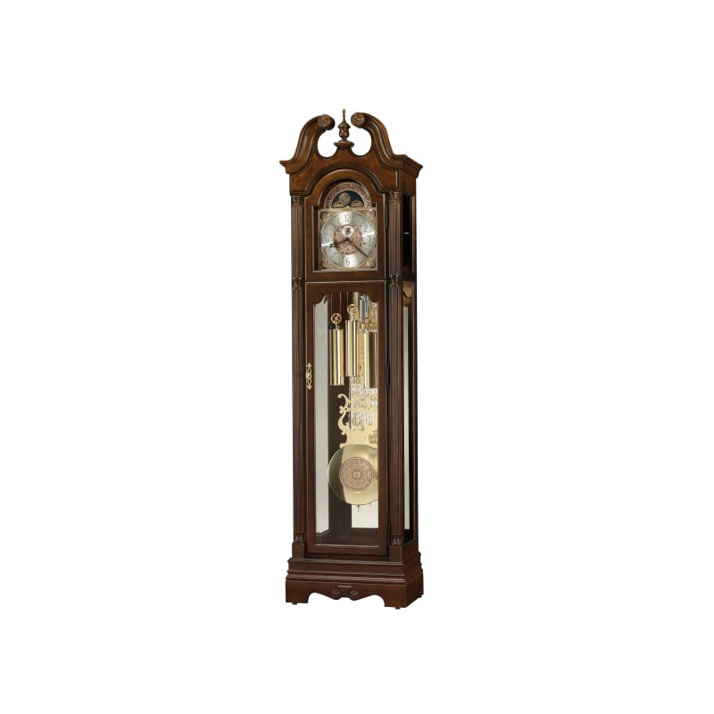 214cm Solid + Manufactured Wood Grandfather Clock