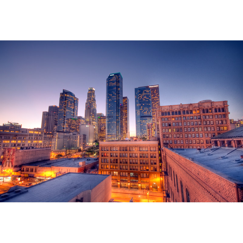 Chrisa " La At Dusk " by Jveigel, 8" H x 12" W