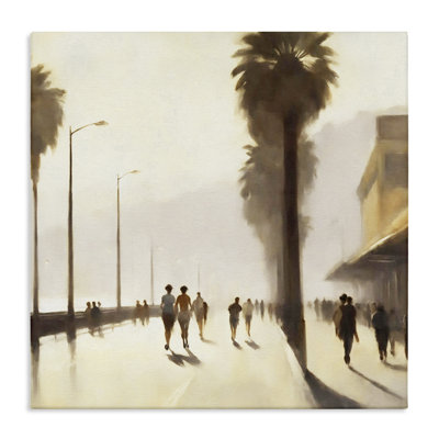 «Sunset Runners», art mural sur toile par Noah Bay
