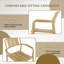 Ensemble 2 pièces de chaises à une place + table basse en PP - Mobilier polyvalent d'intérieur / extérieur pour salon, balcon, plage (sans chaises d'assemblage, table à installation facile) - Polypropylène-1379639126