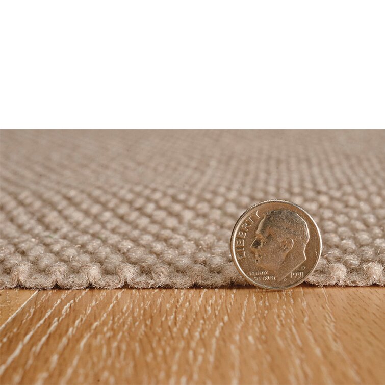 Ribbed Taupe 6 ft. x 8 ft. Indoor/Outdoor Area Rug