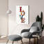 Art mural en verre épique «Love» par Andreas Magnusson-106420015