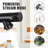 The Kitchen Faucet Features A Pull-Down Sprayer, Stainless Steel Single Handle, And A Spring Kitchen Faucet With A Sprayer.-113399779