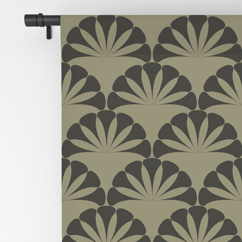 Xain Blackout Curtain Single Panel, 50" W x 84" L