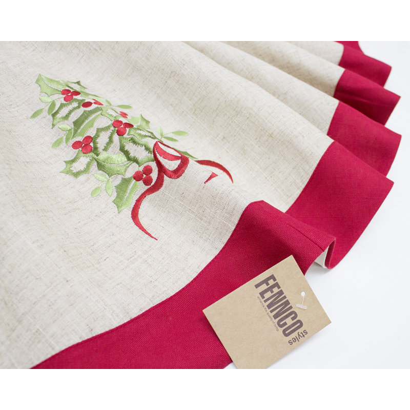 Jupe d'arbre, Rouge / Beige