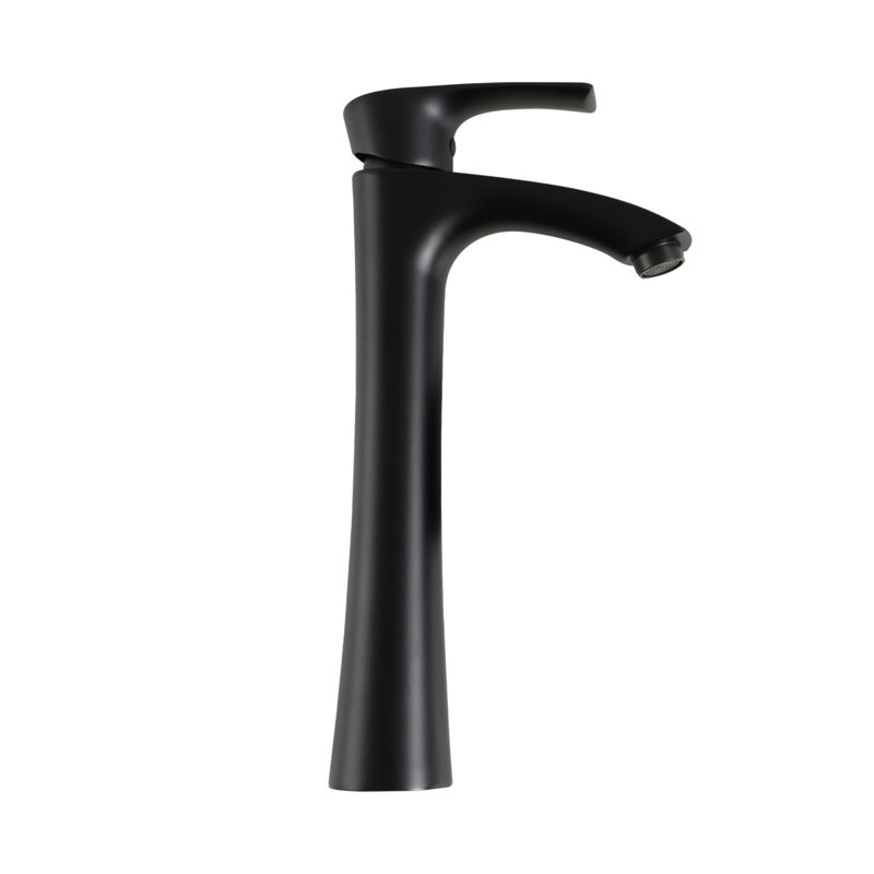 Robinet de salle de bain, poignée simple, trou unique