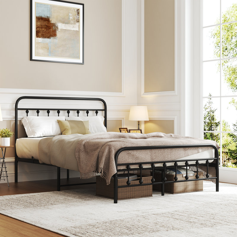 Full Size Metal Platform Bed Frame