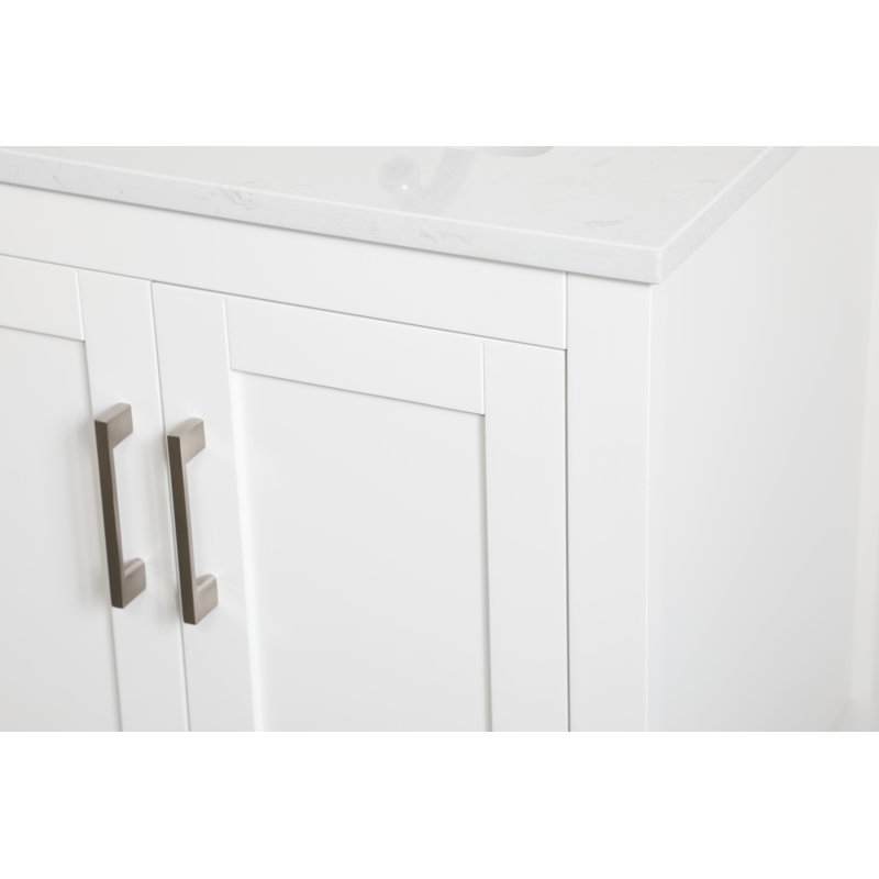 Ensemble de meuble-lavabo simple 24 po Scottsbluff, Blanc