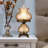 Lampe-tempête de table Rose Court
