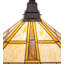 17" Square Prairie Straw Flushmount