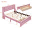Lit plateforme avec rangement et velours-1386021857