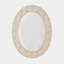 Oval Faux Shagreen Mirror-Gold/Cream-164309168